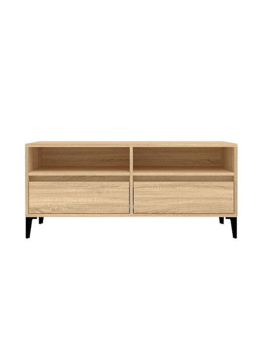 Έπιπλο Τηλεόρασης Μπεζ Μ100xΠ34.5xΥ44.5cm