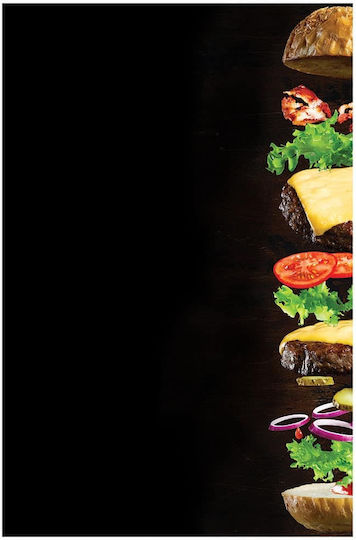 Ango Hamburger Chalk Board Wall-Mounted