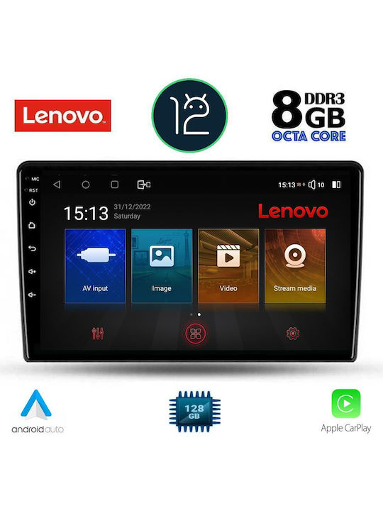 Lenovo Sistem Audio Auto pentru Dacia Duster 2012-2019 (Bluetooth/USB/AUX/WiFi/GPS) cu Ecran Tactil 9"