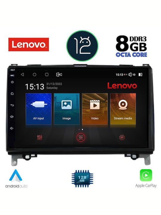 Lenovo Sistem Audio Auto pentru Mercedes-Benz Sprinter / Vito / Viano 2004> (Bluetooth/USB/AUX/WiFi/GPS/Partitură) cu Ecran Tactil 9"