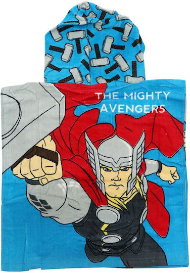 Детска плажна пончо Avengers 100 x 50см.