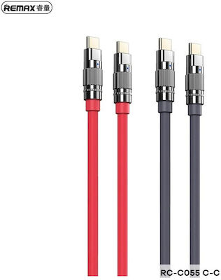 Remax USB 3.0 Cable USB-C male - 100W Κόκκινο 1.2m (RC-C055)