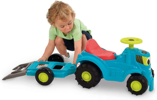 Ecoiffier Tractor 2 în 1 Ride On pentru 12+ luni Albastru