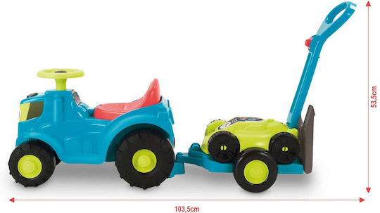 Ecoiffier Tractor 2 în 1 Ride On pentru 12+ luni Albastru