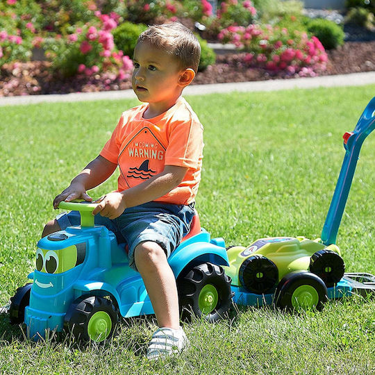 Ecoiffier Tractor 2 în 1 Ride On pentru 12+ luni Albastru