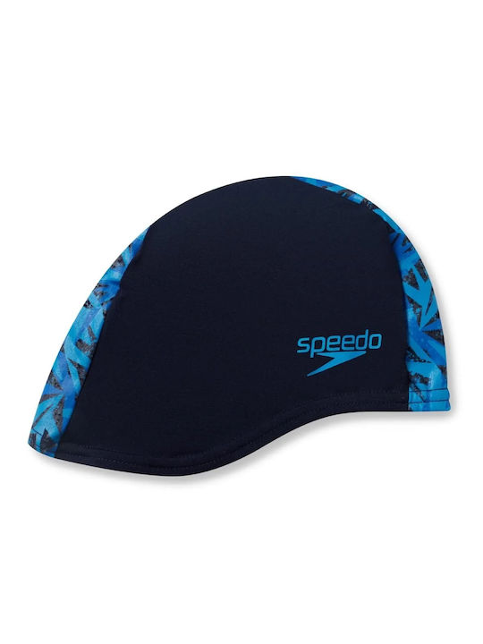 Speedo Polyester Adults Swimming Cap Blue