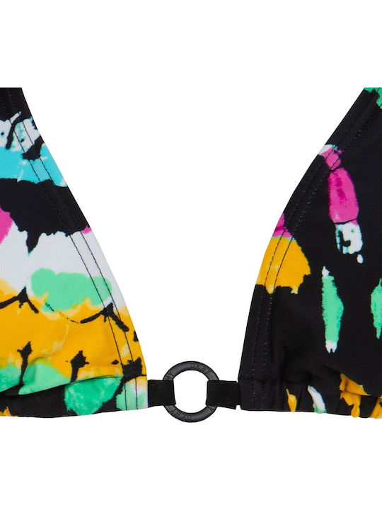 Padded Triangle Bikini Top Multicolour