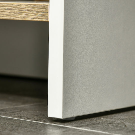Kleankin Countertop without Sink L77xW45xH60cm White
