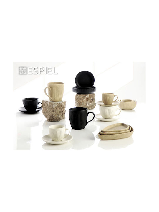 Espiel Porcelain Cup Gobi Black Sand 310ml