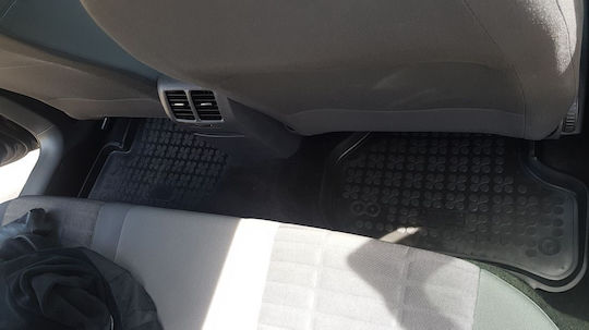 Sahler Set of Front and Rear Mats 4pcs Tray Type for Seat Leon / Toledo Skoda Octavia Volkswagen Golf / Jetta / Scirocco 2004-2013 Black