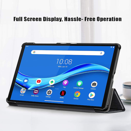Techsuit FoldPro Flip Cover Neagră (Lenovo Tab M10 FHD Plus (a doua generație) 10.3")