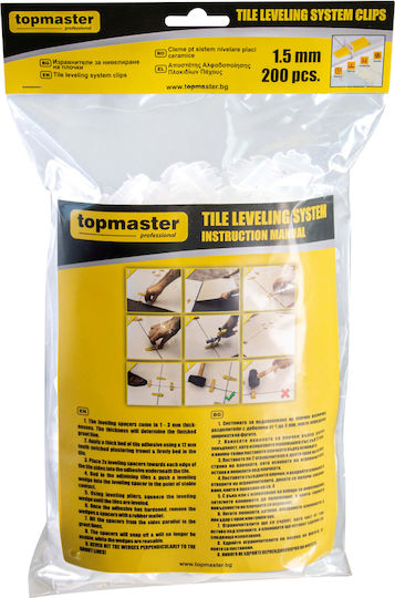 Topmaster Tile Levelling Tool 1.5mm 200pcs