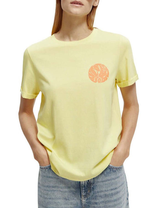 T-Shirt Regular Fit T-Shirt In Organic Cotton 171791 SC5419 popcorn