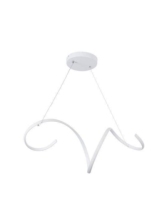 GloboStar Spirale Pendant Light White 25x25x30cm