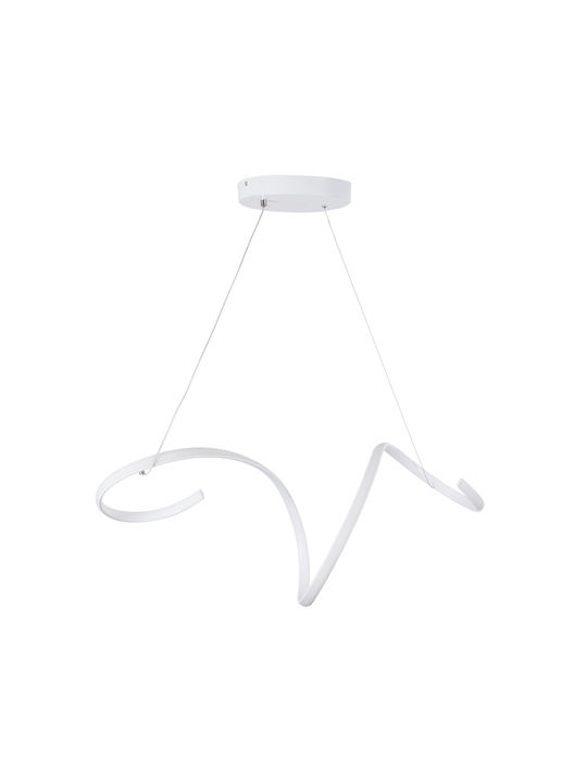 GloboStar Spirale Pendant Light White 25x25x30cm