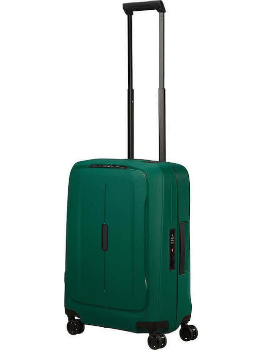 Samsonite Essens Cabin Hard Green Suitcase With 4 Wheels Height 55cm