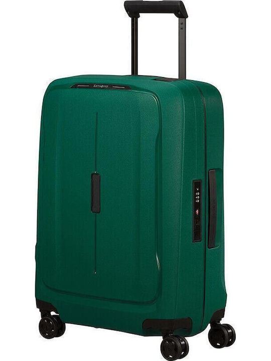 Samsonite Essens Cabin Hard Green Suitcase With 4 Wheels Height 55cm