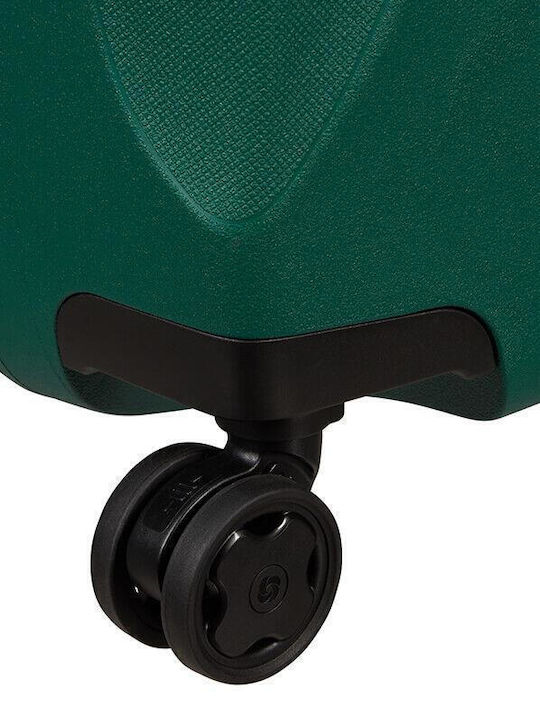Samsonite Essens Cabin Hard Green Suitcase With 4 Wheels Height 55cm