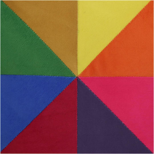 ArteLibre Velvet Multicolour Sofa Cushion 45x45cm