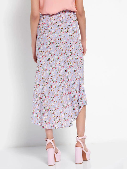 Funky Buddha Midi Skirt Floral