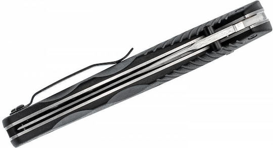 Benchmade Barrage Σουγιάς με Μηχανισμό Κλειδώματος Μαύρος σε Θήκη