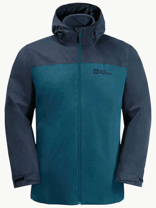 3 in 1 Winter Jacke Blau