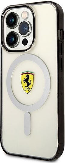 Ferrari Outline Magsafe Back Cover Σιλικόνης Διάφανο (iPhone 14 Pro Max)
