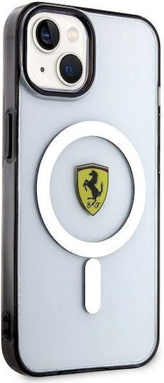 Ferrari Outline Magsafe Back Cover Σιλικόνης Διάφανο (iPhone 14 Plus)