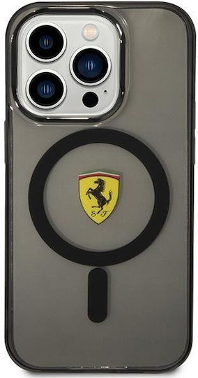 Ferrari Translucent Magsafe Back Cover Σιλικόνης Μαύρο (iPhone 14 Pro Max)