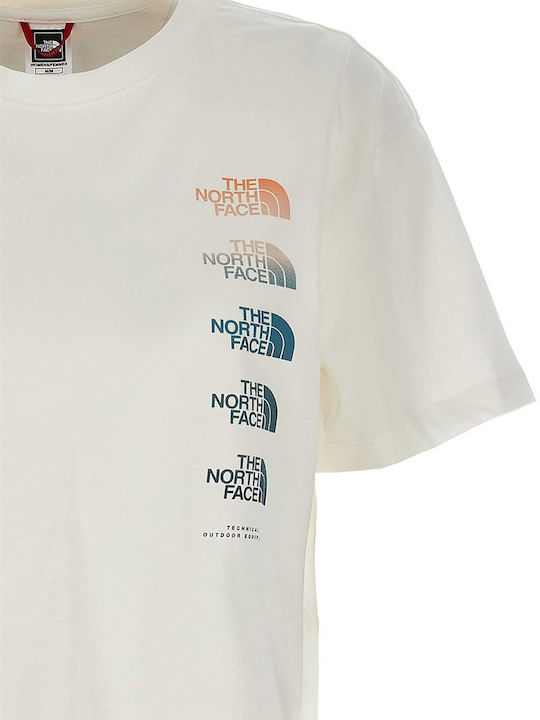 The North Face Women's Summer Crop Top Cotton Short Sleeve White