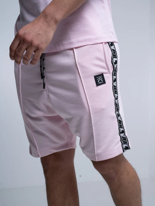 Vinyl Art Clothing Pantaloni scurți bărbați Roz