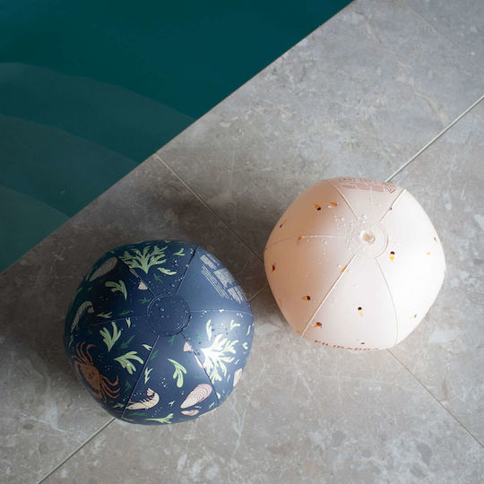 Filibabba Nordic Ocean Aufblasbarer Strandball in Blau Farbe 40 cm
