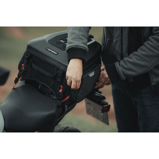 SW-Motech Pro Tail Bag Σάκος Ουράς Μοτοσυκλέτας 22-34lt σε Μαύρο Χρώμα