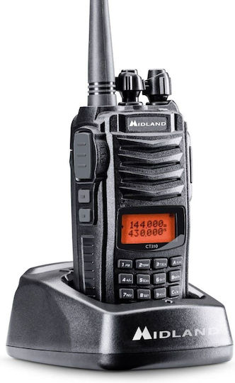 Midland CT310 Ασύρματος Πομποδέκτης UHF/VHF 5W με Μονόχρωμη Οθόνη
