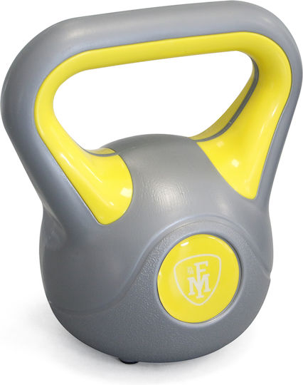 MegaFitness Kettlebell PVC 4kg Yellow