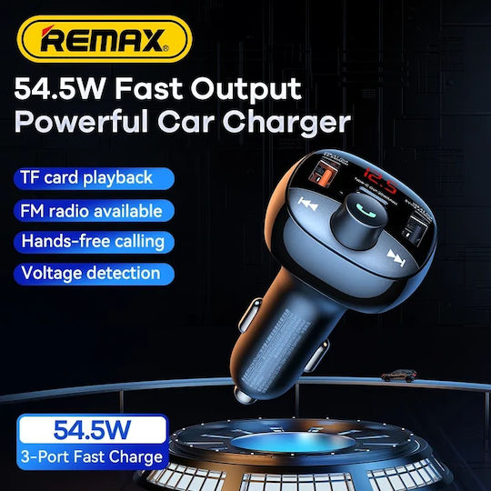 Remax FM Transmitter Αυτοκινήτου mit Typ-C,TC-TC / USB