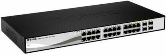 D-Link DGS-1210-26 Unmanaged L2 Switch with 26 Gigabit (1Gbps) Ethernet Ports and 2 SFP Ports