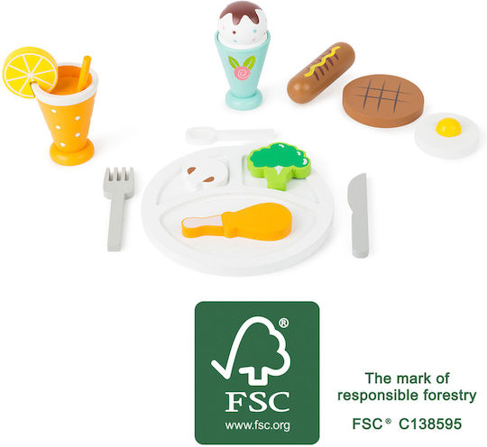 Small Foot Wooden Lunch Set For 3+ Years 14pcs
