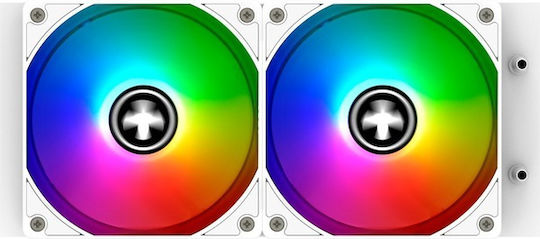 Xilence LiQuRizer LQ240 ARGB Υδρόψυξη AIO CPU με 2 Ανεμιστήρες 120mm Λευκή