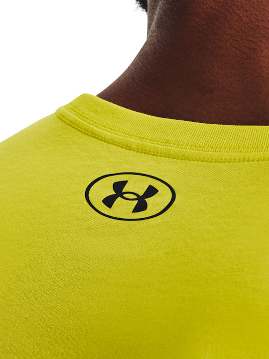 Team Issue Wordmark Αθλητικό T-shirt Κίτρινο