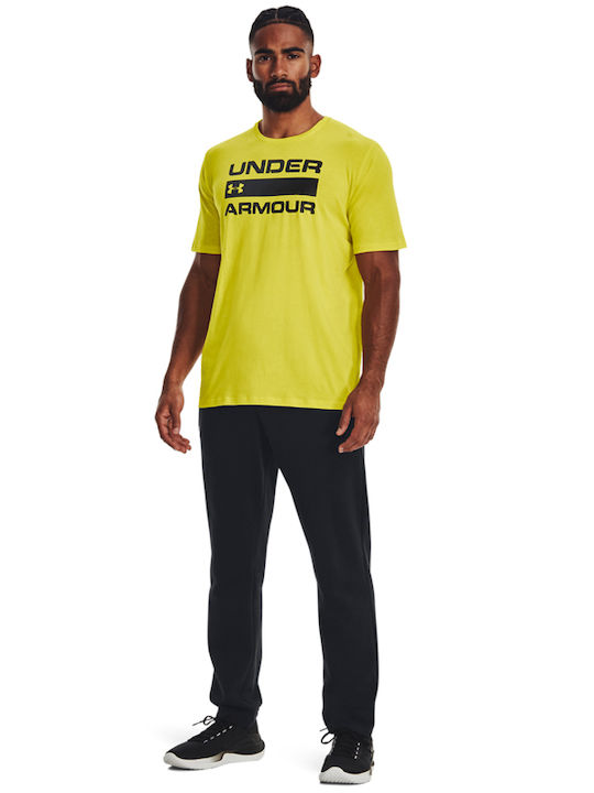 Team Issue Wordmark Αθλητικό T-shirt Κίτρινο