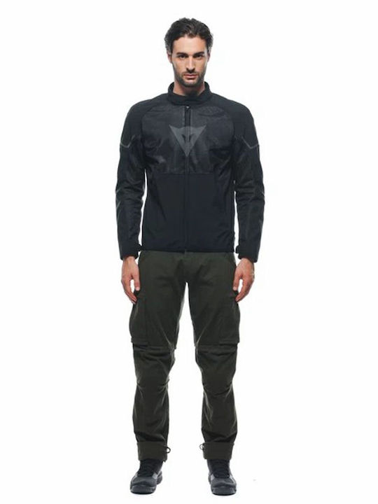 Dainese Ignite Air Tex Мъжко Мотоциклетно яке Black/Black/Grey Reflex