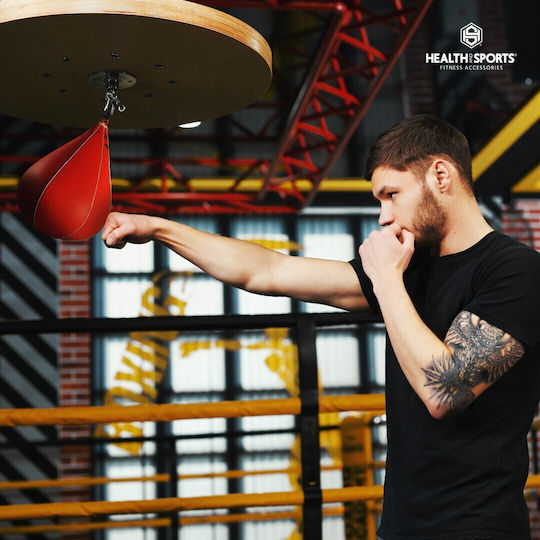 Olympus Sport Synthetic Speed Punching Bag 30cm Red
