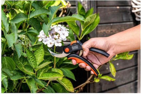 Black & Decker Ножица за подрязване с Максимален Диаметър на Рязане 13мм