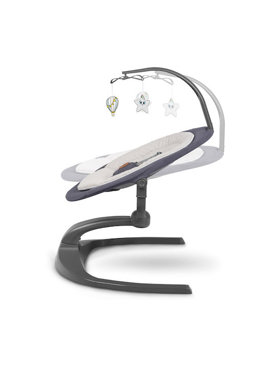 Lionelo Electric Baby Relax Rina with Music Gray for Child up to 9kg