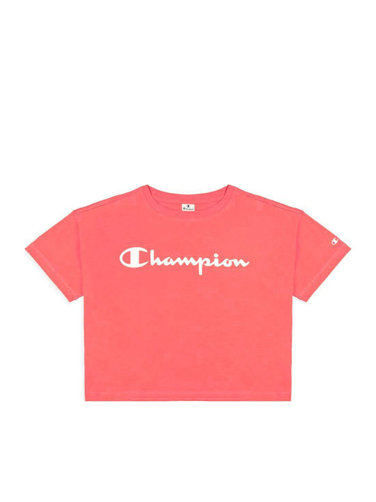 Women's Summer Crop Top Short Sleeve Orange