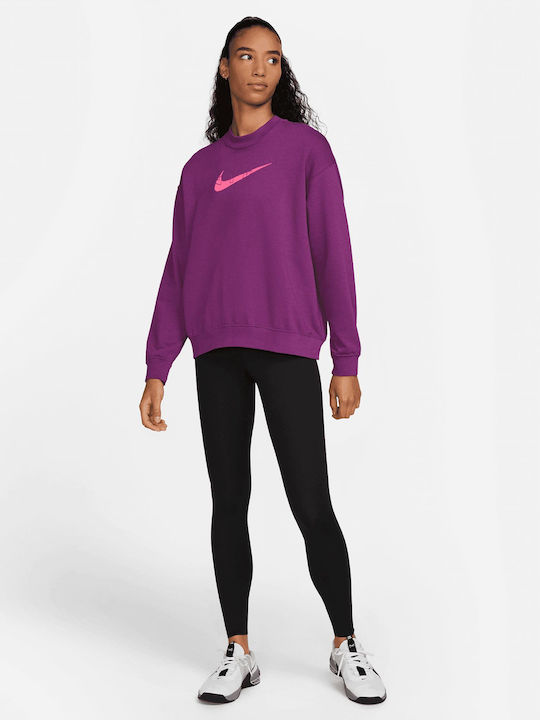 Dri-Fit Get Fit Γυναικείο Φούτερ Violet