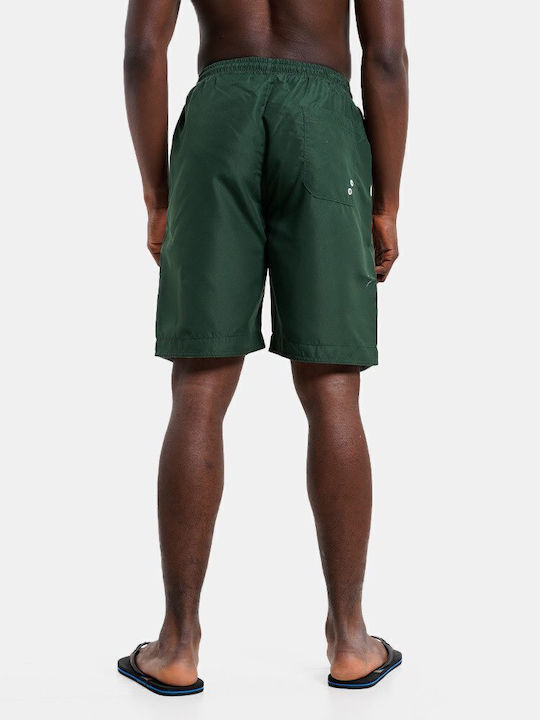 Men's Swimwear Shorts Green with Patterns