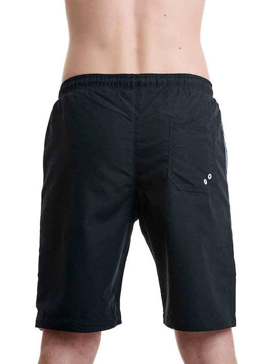 Men's Swimwear Bermuda Black with Patterns