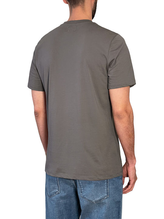 3Guys Men's Short Sleeve T-shirt Brown